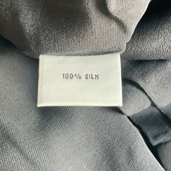 CULTURE Black Silk Pantsuit in Size L (Jacket/Top) & 6 (Pants), Preowned - Picture 12 of 16